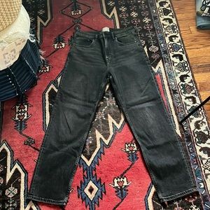 Everlane high rise straight jeans